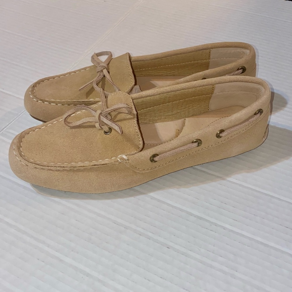 Lands End Leather Loafers NWOT